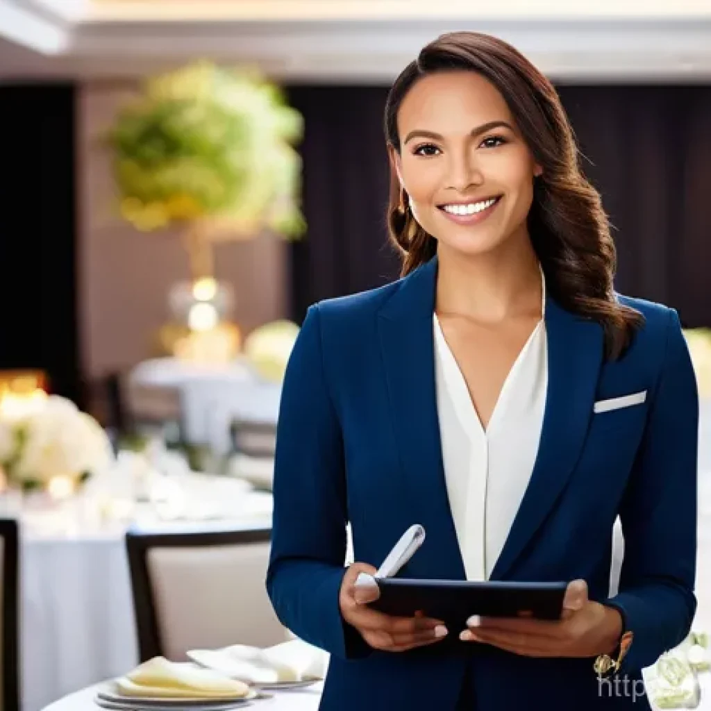 공연기획사 자격증 취득 방법 - **Professional Event Planner in Action**: A modern, diverse female event planner in her late 20s to ...