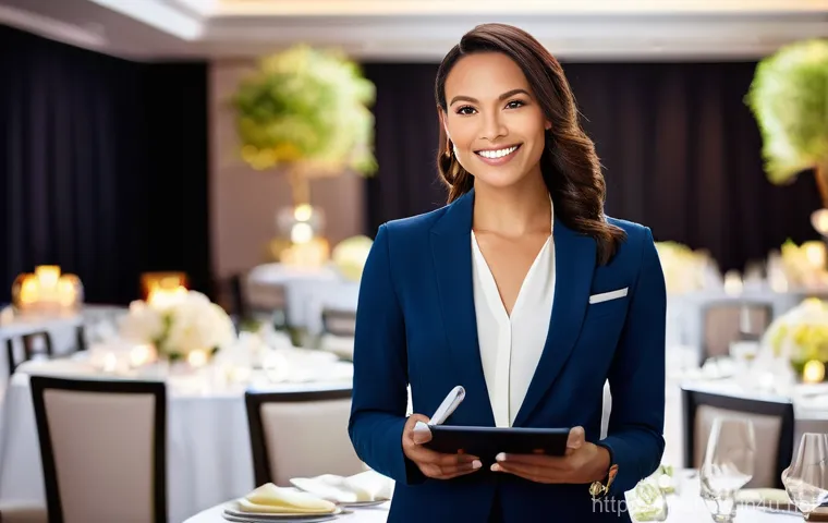 공연기획사 자격증 취득 방법 - **Professional Event Planner in Action**: A modern, diverse female event planner in her late 20s to ...